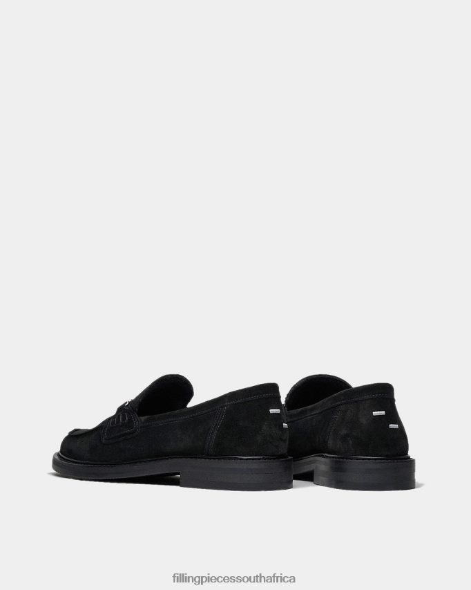 4ZL44N106 Loafer Suede Black Men Filling Pieces ZA