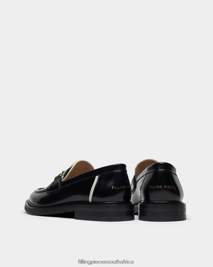 4ZL44N98 Loafer Gowtu Black Men Filling Pieces ZA