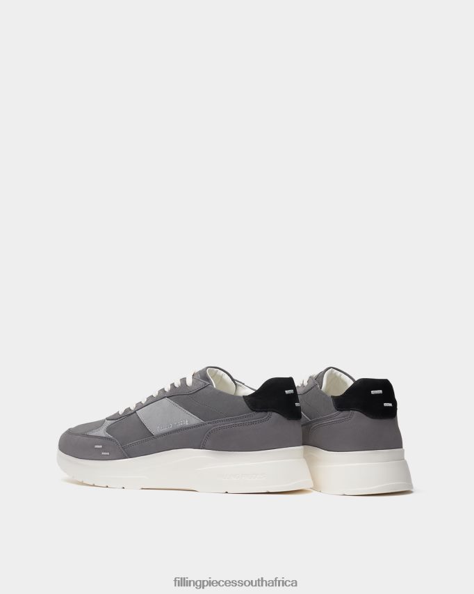 4ZL44N16 Jet Runner Nubuck Dark Grey Men Filling Pieces ZA