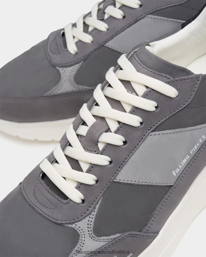 4ZL44N16 Jet Runner Nubuck Dark Grey Men Filling Pieces ZA