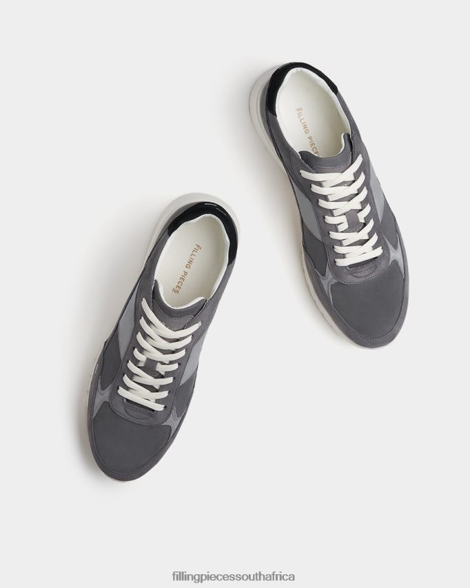 4ZL44N16 Jet Runner Nubuck Dark Grey Men Filling Pieces ZA