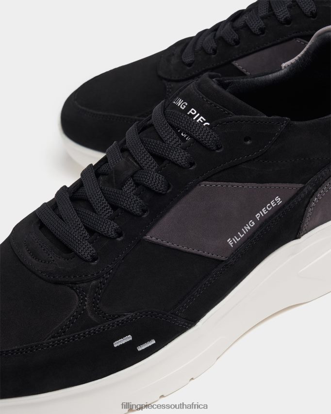 4ZL44N17 Jet Runner Nubuck Black Men Filling Pieces ZA