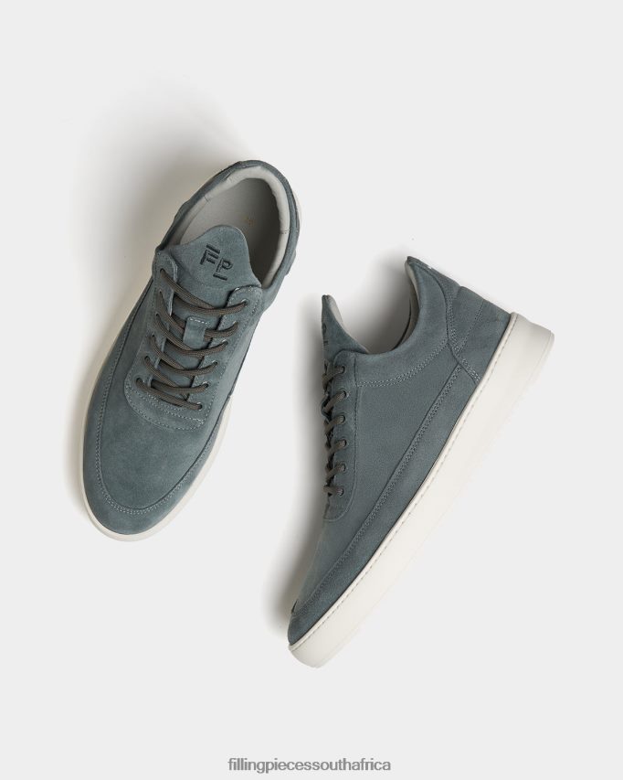 4ZL44N21 Low Top Suede Organic Sage Men Filling Pieces ZA