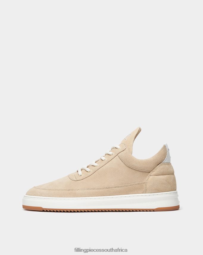 4ZL44N24 Low Top Ripple Suede Beige Men Filling Pieces ZA