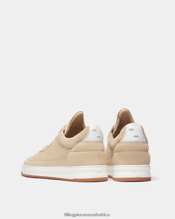4ZL44N24 Low Top Ripple Suede Beige Men Filling Pieces ZA