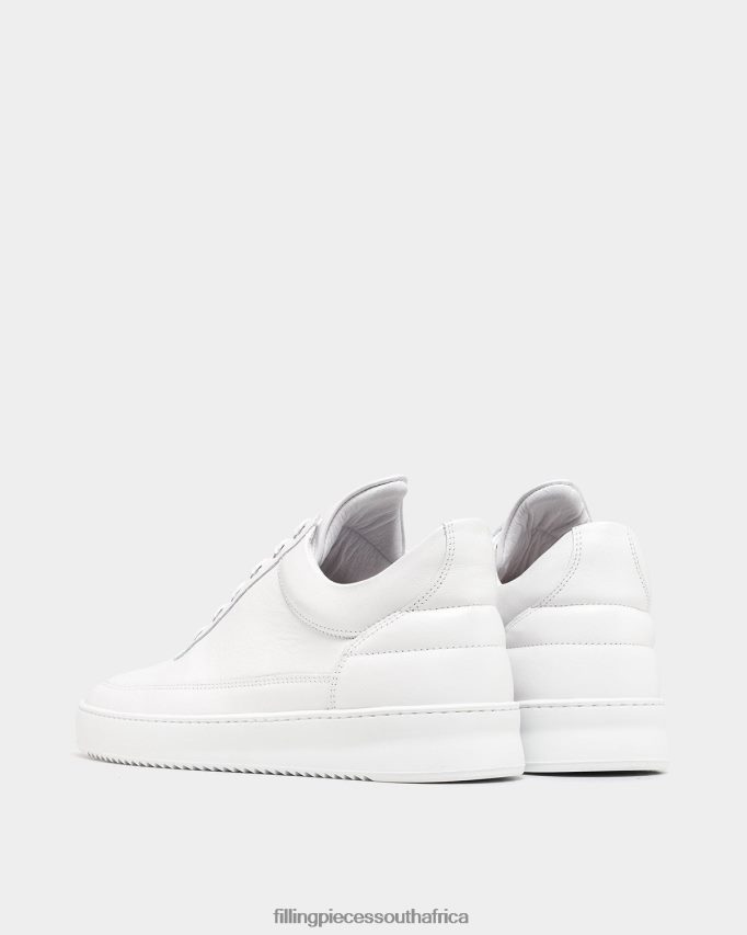 4ZL44N25 Low Top Ripple Nappa All White Unisex Filling Pieces ZA