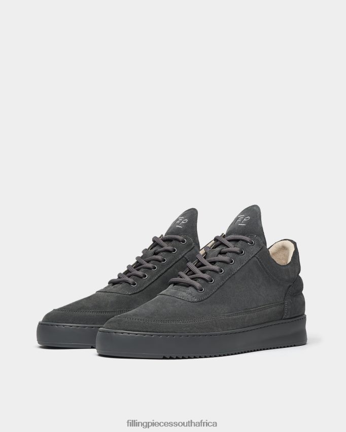 4ZL44N37 Low Top Suede All Dark Grey Men Filling Pieces ZA