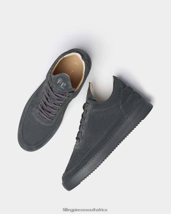 4ZL44N37 Low Top Suede All Dark Grey Men Filling Pieces ZA