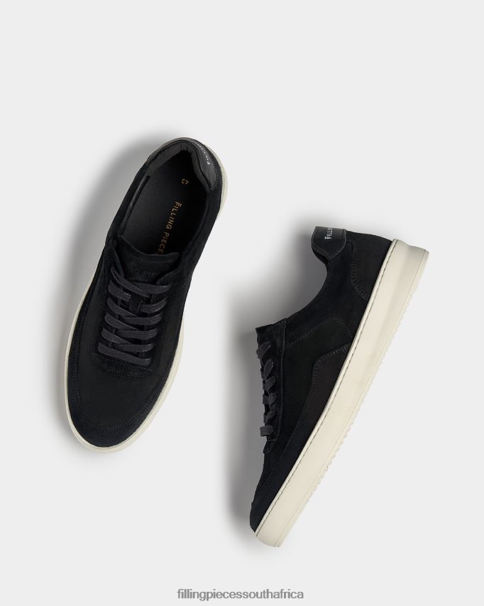 4ZL44N51 Mondo Organic Suede Black Men Filling Pieces ZA