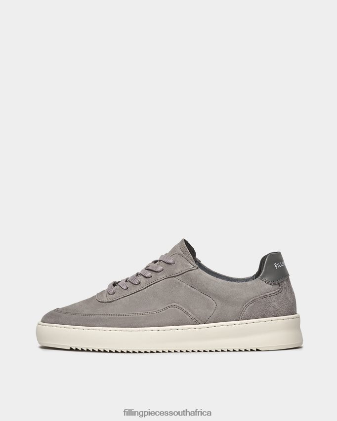 4ZL44N53 Mondo Organic Suede Grey Men Filling Pieces ZA