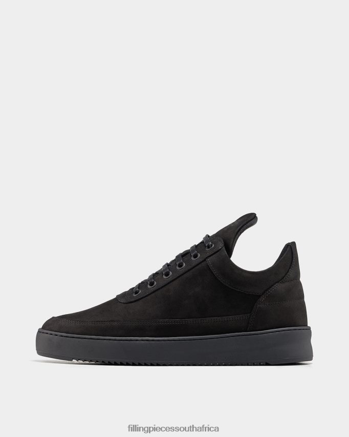 4ZL44N55 Low Top Ripple Tonal Black Men Filling Pieces ZA