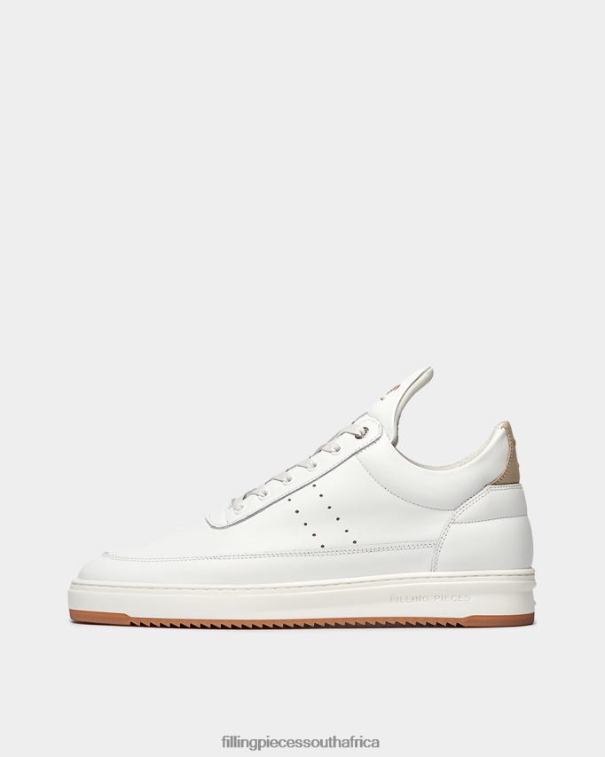 4ZL44N69 Low Top Bianco Light Brown Men Filling Pieces ZA
