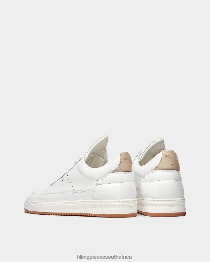 4ZL44N69 Low Top Bianco Light Brown Men Filling Pieces ZA