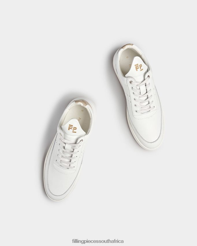 4ZL44N69 Low Top Bianco Light Brown Men Filling Pieces ZA