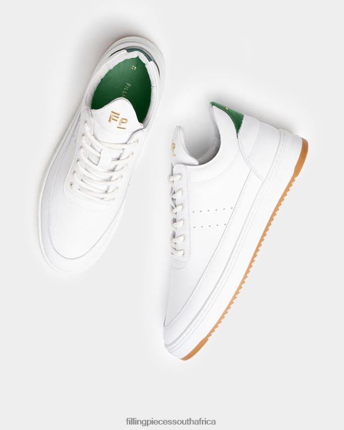 4ZL44N70 Low Top Bianco Green Men Filling Pieces ZA