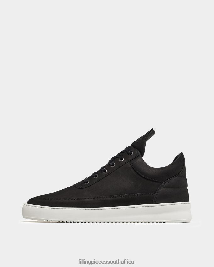 4ZL44N71 Low Top Ripple Basic Black Men Filling Pieces ZA
