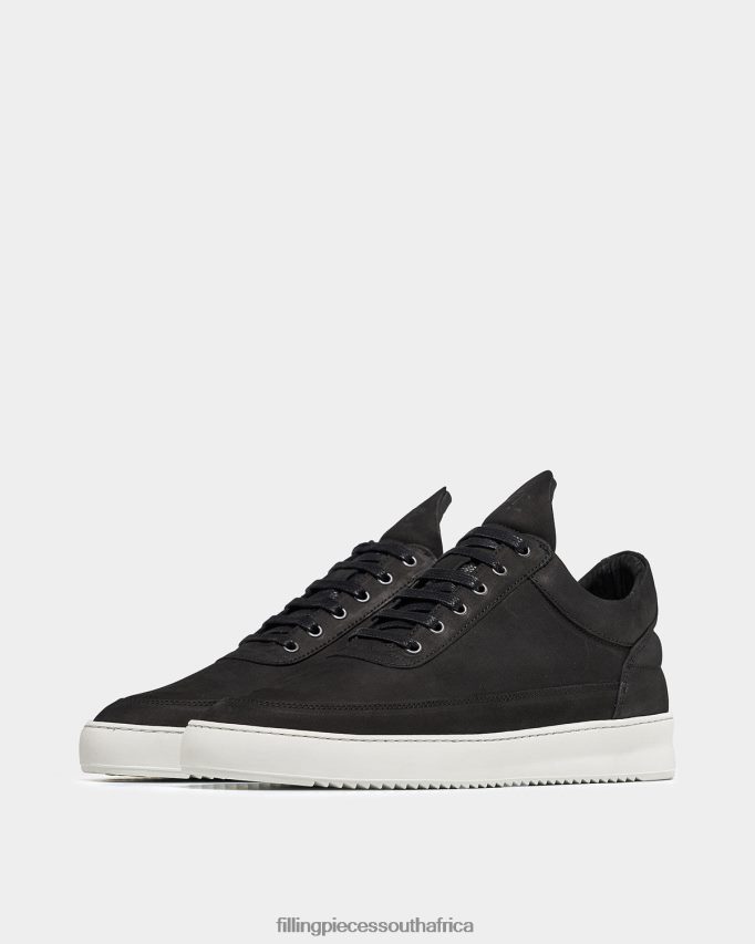 4ZL44N71 Low Top Ripple Basic Black Men Filling Pieces ZA