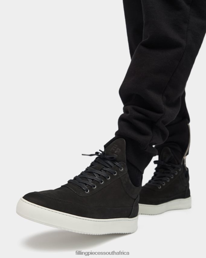 4ZL44N71 Low Top Ripple Basic Black Men Filling Pieces ZA