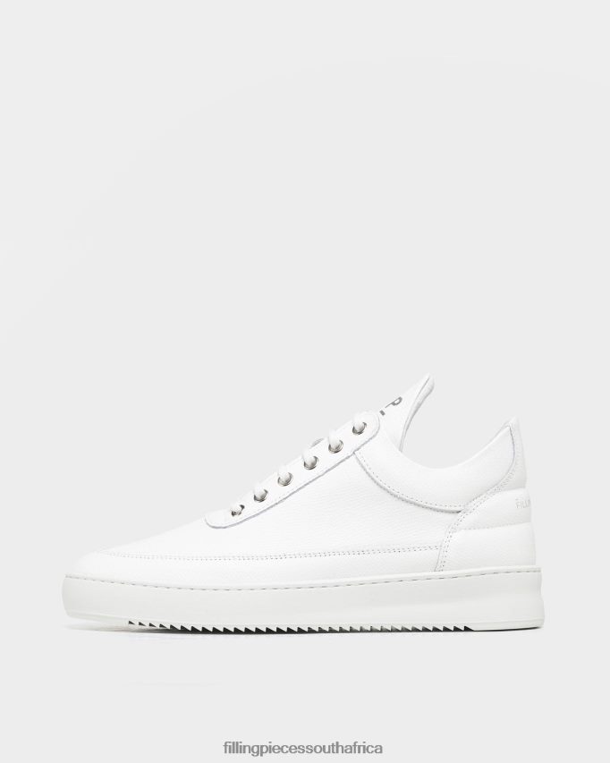 4ZL44N76 Low Top Ripple Crumbs All White Unisex Filling Pieces ZA