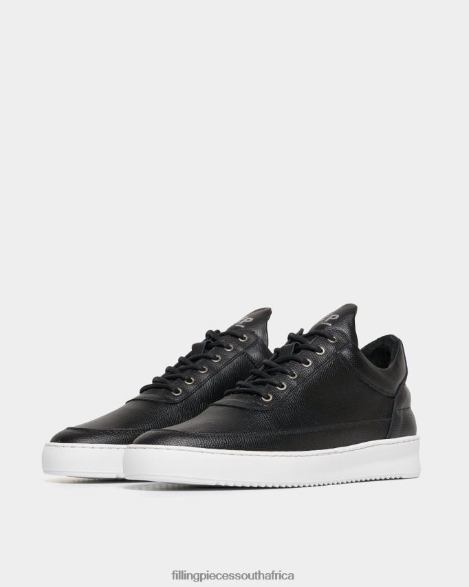 4ZL44N77 Low Top Ripple Crumbs Black Unisex Filling Pieces ZA