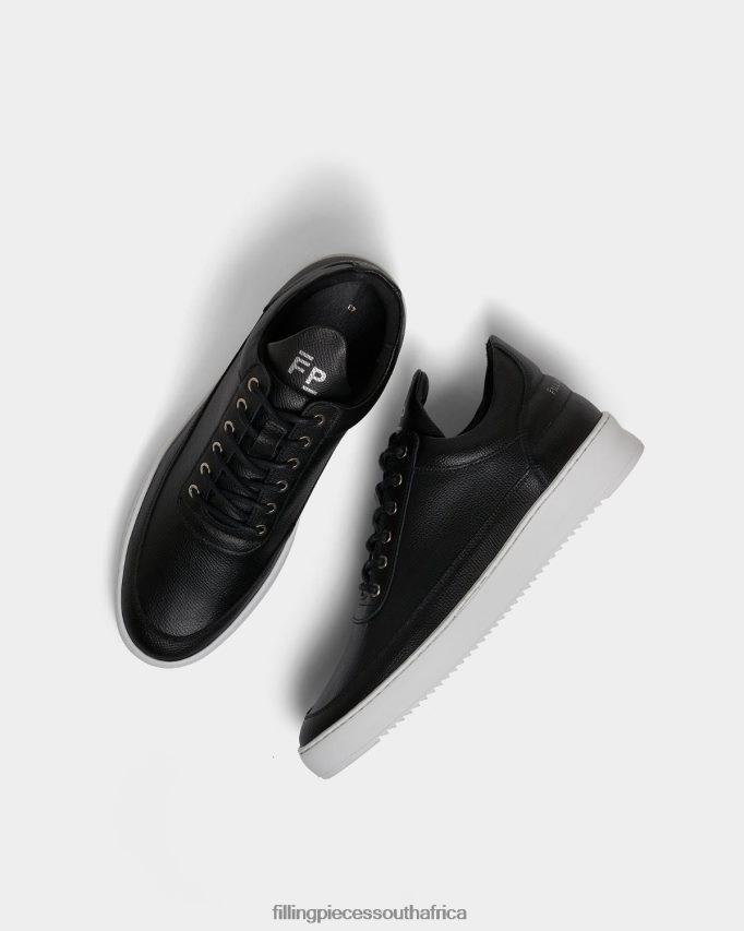 4ZL44N77 Low Top Ripple Crumbs Black Unisex Filling Pieces ZA