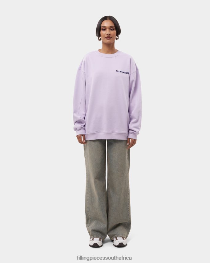 4ZL44N199 Sweatshirt Message Lilac Women Filling Pieces ZA