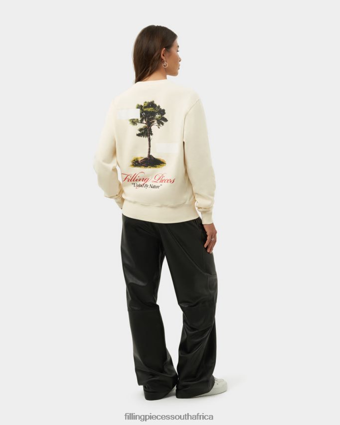 4ZL44N200 Sweatshirt United by Nature Antique White Women Filling Pieces ZA