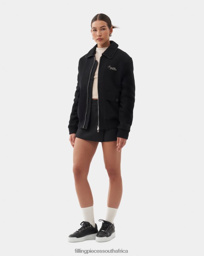 4ZL44N209 Bomber Jacket Black Women Filling Pieces ZA