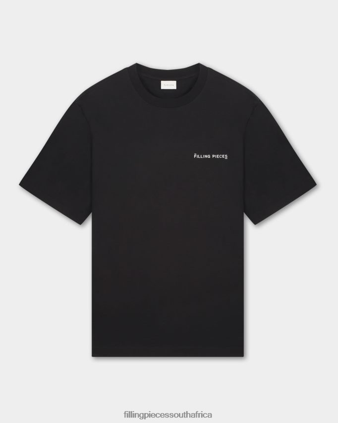 4ZL44N184 T-shirt Alphabet Black Women Filling Pieces ZA