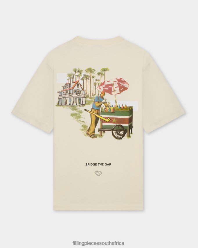 4ZL44N187 T-shirt Ice Vendor Antique White Women Filling Pieces ZA