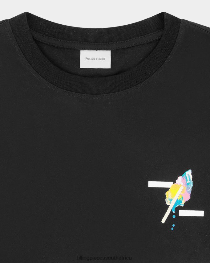 4ZL44N188 T-shirt Gelato Black Women Filling Pieces ZA