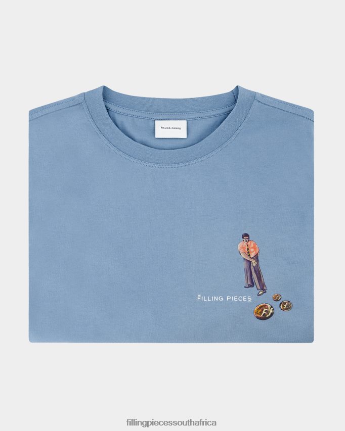 4ZL44N189 T-shirt Games Harbour Blue Women Filling Pieces ZA