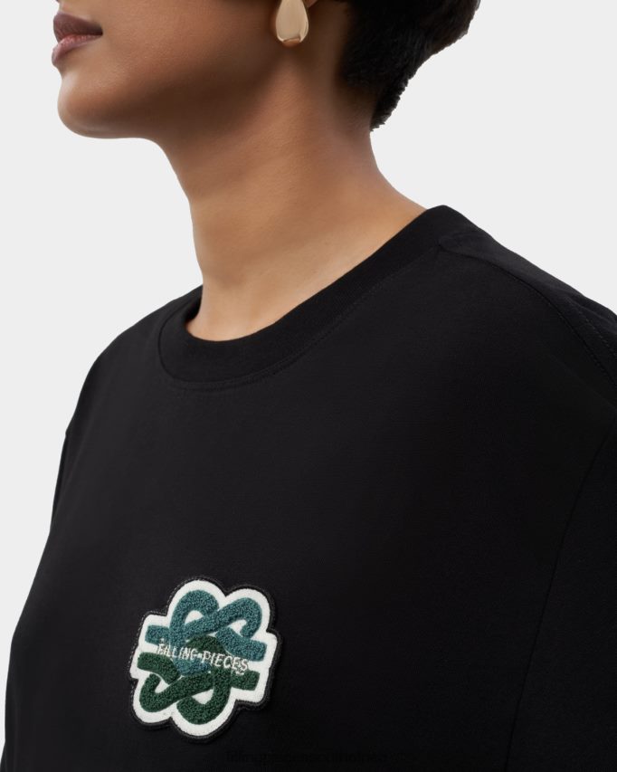 4ZL44N191 T-shirt Gowtu Black Women Filling Pieces ZA