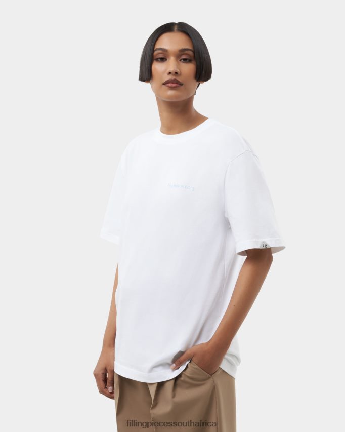 4ZL44N193 T-shirt Message White Women Filling Pieces ZA
