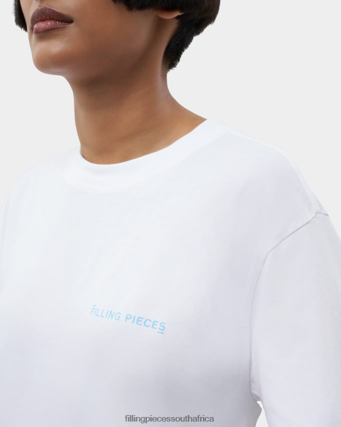 4ZL44N193 T-shirt Message White Women Filling Pieces ZA