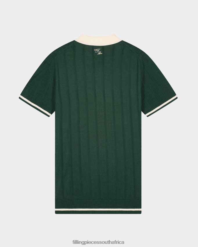 4ZL44N195 Knit Polo Green Women Filling Pieces ZA