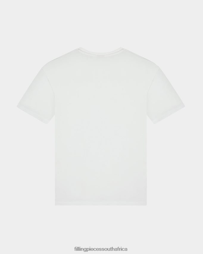 4ZL44N198 T-shirt Slim White Women Filling Pieces ZA